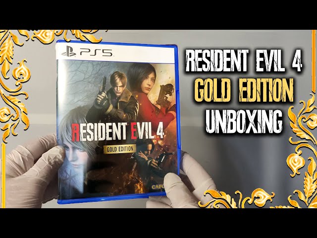 RESIDENT EVIL 4 GOLD EDITION Unboxing Review (PS5) Asian Version
