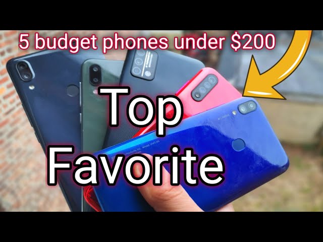 Top 5 Unlocked Budget phones under $200 | Top Favorite budget phones in 2021!