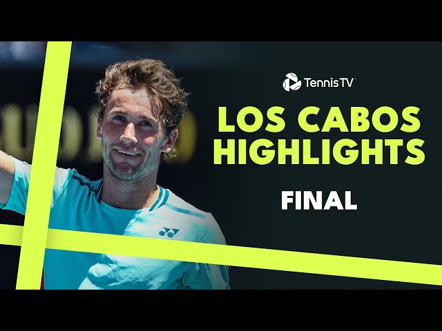 Casper Ruud vs. Jordan Thompson For The Title! | Los Cabos 2024 Final Highlights