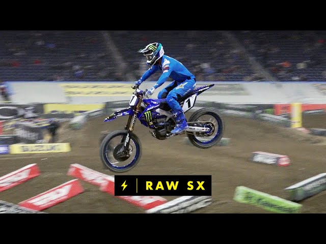 450 A Group Free Practice At The 2023 Detroit Supercross | RAW