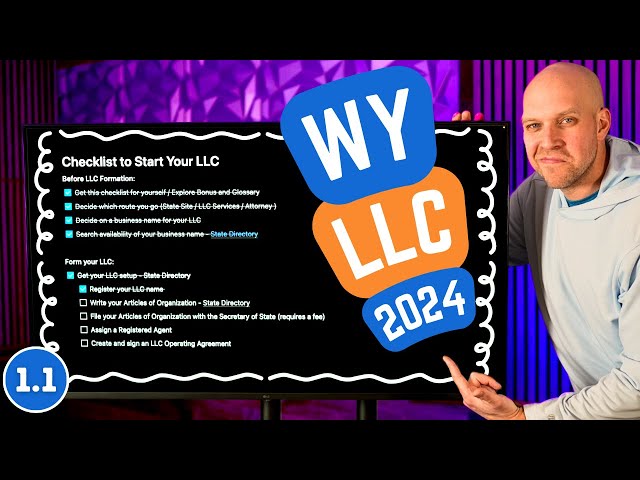 How to Start an LLC in Wyoming in 2024 (Free Checklist)