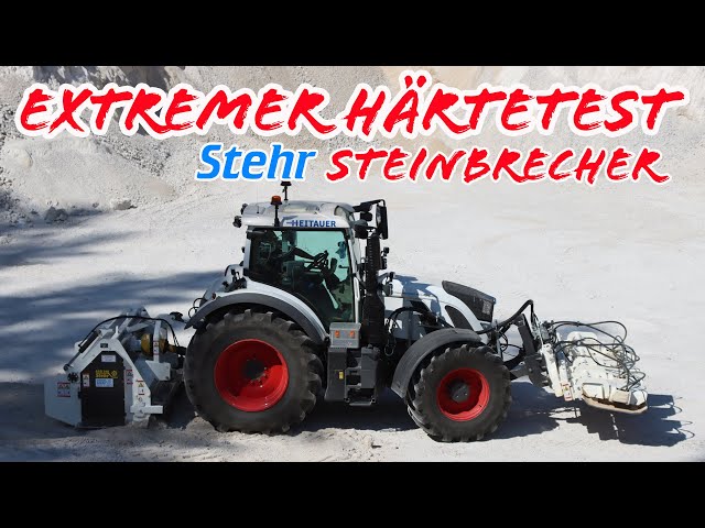 Extremer Härtetest im härtesten Gestein - Stehr Steinbrecher / Wegefräse   4Kᵁᴴᴰ