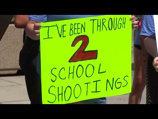 'Traumatizing': Sandy Hook survivor at NCSU joins anti-gun violence protest in wake of UNC lockdowns