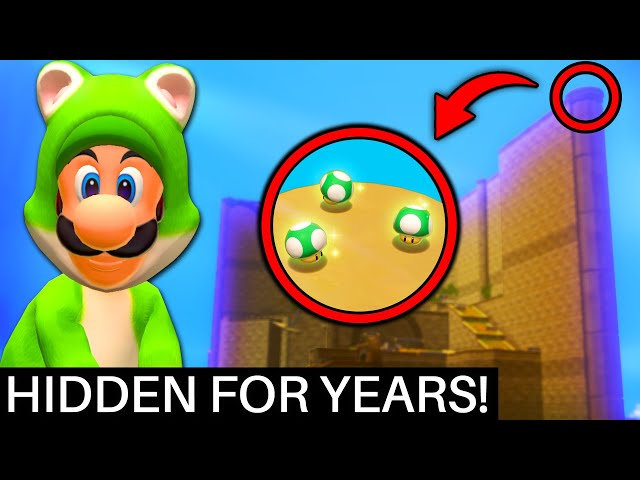 How 3 Hidden 1-Ups Eluded Players for Years in Super Mario 3D World