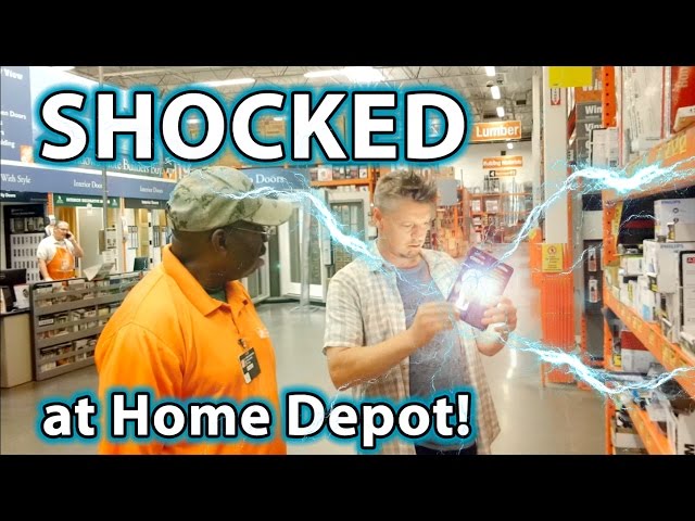 SHOCK Magic Prank on Home Depot Employees!!