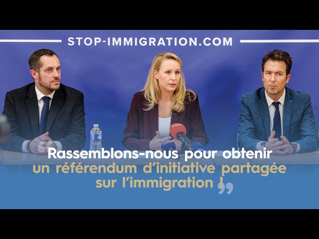 Marion Maréchal appelle LR, le RN, DLF et R! à travailler ensemble sur l'immigration !