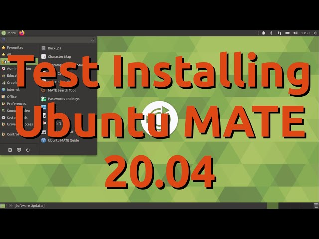 Ubuntu MATE Focal Fossa Testing