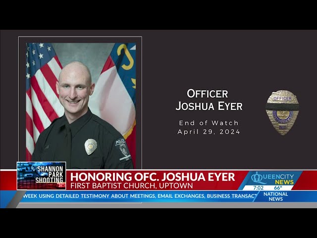 Family, friends gather to honor fallen CMPD officer Friday