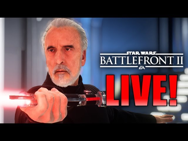 🔴 Grinding Count Dooku Upgrades! - Star Wars Battlefront 2 LIVE! 🔴
