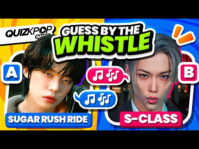 GUESS THE KPOP SONG BY THE WHISTLE 😗🎶 [MULTIPLE CHOICE] | QUIZ KPOP GAMES 2023 / 2024