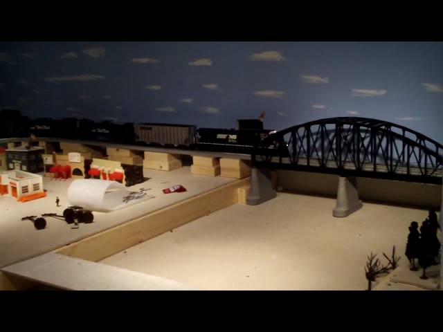 Layout Update #3 Lionel Legacy Norfolk Southern Tank Train, Once around my layout on the main line.