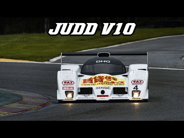 1992 LOLA T92-10 | JUDD V10 screaming intake & exhaust sounds | Spa 2023