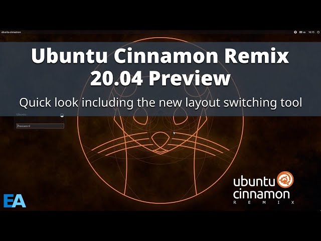 Ubuntu Cinnamon Remix 20.04 Preview and New Layout Switcher