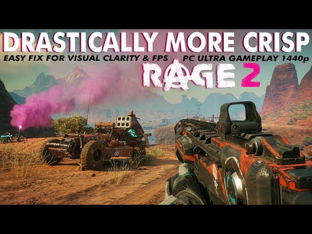 Make RAGE 2 Drastically More Crisp on PC | Super Easy Improvements to Visual Clarity & FPS