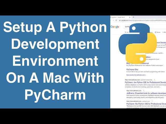 Setup A Python Development Environment On A Mac With PyCharm | Python Tutorial