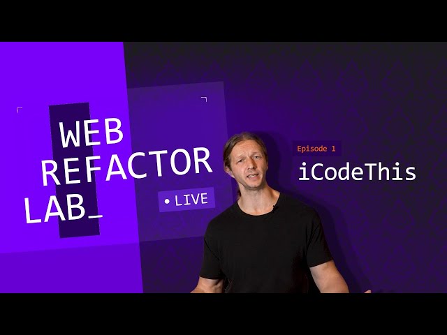 Live UI/UX Refactoring of iCodeThis