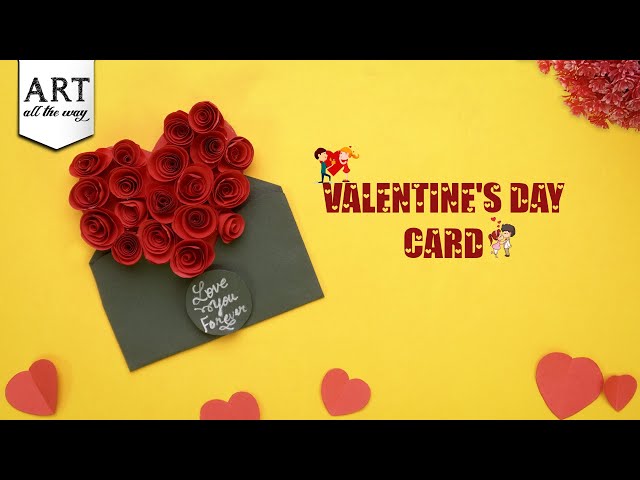 Valentine's Day Card | Valentine's Day Card Ideas | Valentine's Day | Card Craft | @VENTUNOART