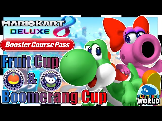 Mario Kart 8 Deluxe Booster Course Pass Wave 4 DLC Fruit Cup And Boomerang Cup