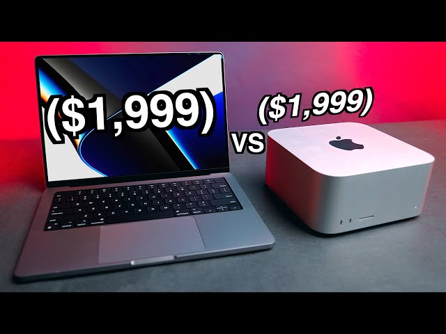 Mac Studio vs 14" MacBook Pro - Which Performs Best for $2,000?