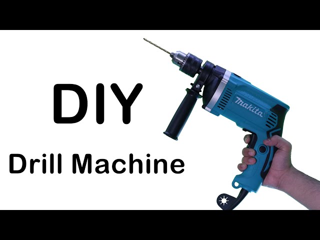 How to make a Powerful AC Supply Drill Machine at Home | DIY High Speed Drill Machine