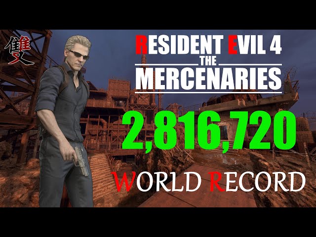 Resident Evil 4 Remake Mercenaries - 2,816,720 Wesker Island S++ | World Record Strategy