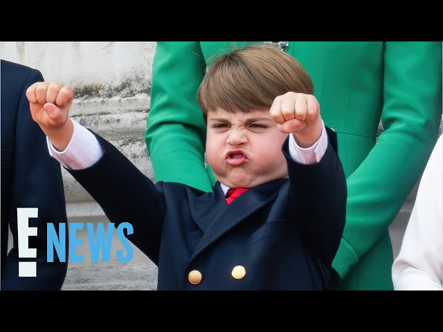Prince Louis & Royal Kids Steal the Show at King Charles' Parade | E! News