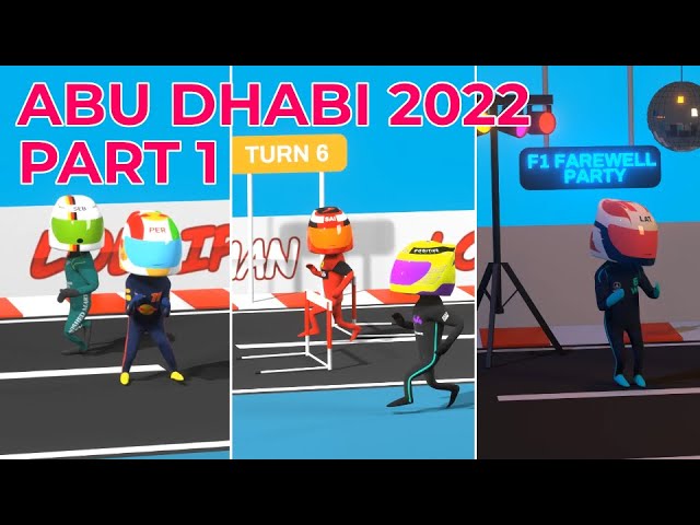 Abu Dhabi GP 2022 | Race Cuts Part 1/2 | Formula 1 Animated Comedy