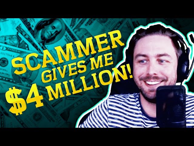 REFUND SCAMMER GIVES ME $4,000,000 | SCAMBAIT TROLLING