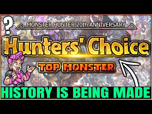HUGE Monster Hunter 6 20th Anniversary Event - Official Top 3 Monsters Ever & Old Fatalis Confirmed!
