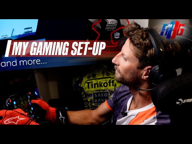 A Look At My Gaming Setup and Racing Suits | Romain Grosjean
