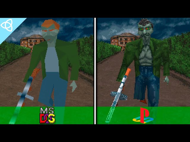 Alone in the Dark 2: One-Eyed Jack's Revenge - PC vs. PS1 | Side by Side