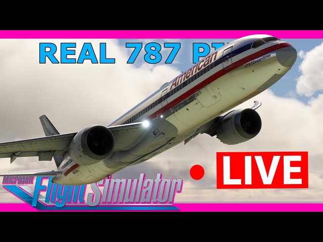 Real Airline Pilot Flies the Horizon 787-9 LIVE! Cancun to Houston