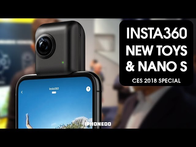 Insta360's 10K 60FPS Titan And The New Nano-S [CES 2018 Special]