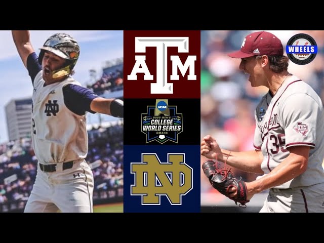 #5 Texas A&M v Notre Dame | College World Series Elimination Game | 2022 College Baseball Highlights