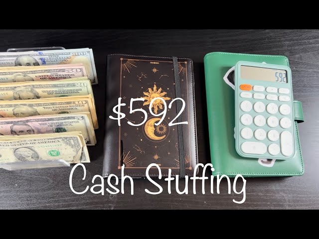 Cash Envelope Stuffing $592! Bi-Weekly  Pay | Zero-Based Budget