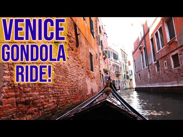 Venice Gondola Ride - Amazing Experience on Classic Venetian Canals