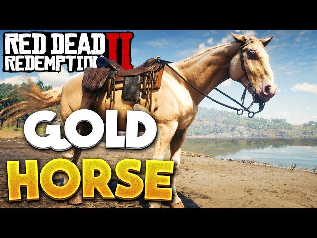 Red Dead Redemption 2 Gold Rare Horse Location! RDR2 Best Horse