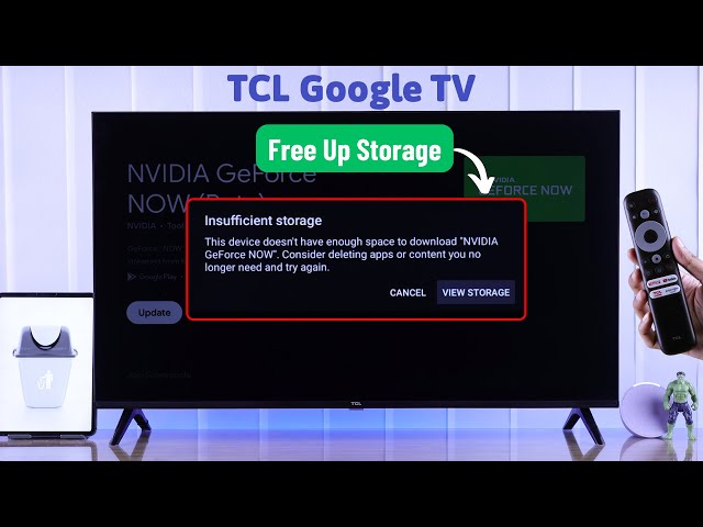 TCL Google TV: Storage Space Running Out? - Fix Insufficient Storage!