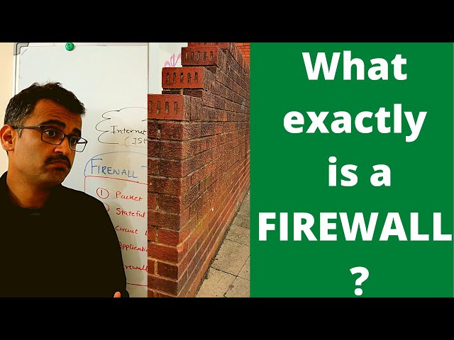 What exactly is a firewall? how does a firewall work?  - 5 basic firewall types (2021)