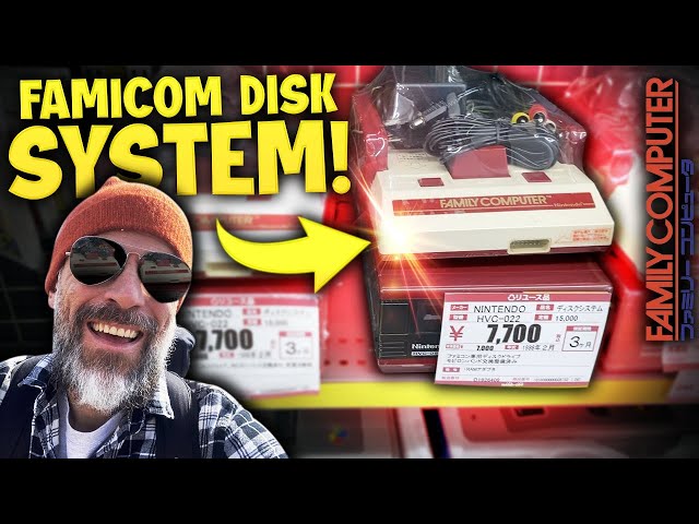 The best Famicom Disk System store in Japan