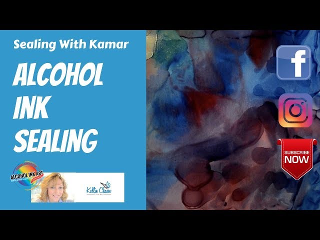 How to Seal Your Alcohol Ink Paintings on Yupo Paper