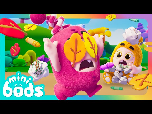 Drawing Day Disaster 🌷 | Minibods | Preschool Cartoons for Toddlers