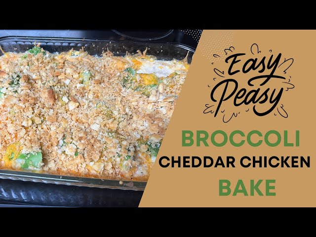 New Recipe! | Easy Broccoli Cheddar Chicken Bake | Cook With Me