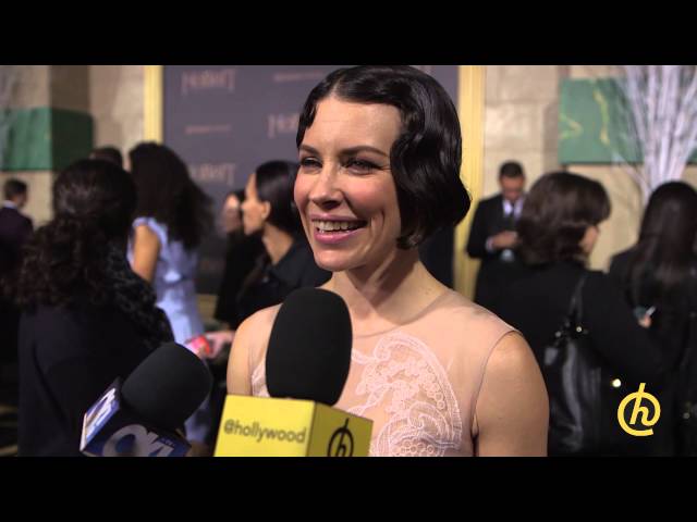 Evangeline Lilly at 'The Hobbit: The Battle of the Five Armies' Premiere