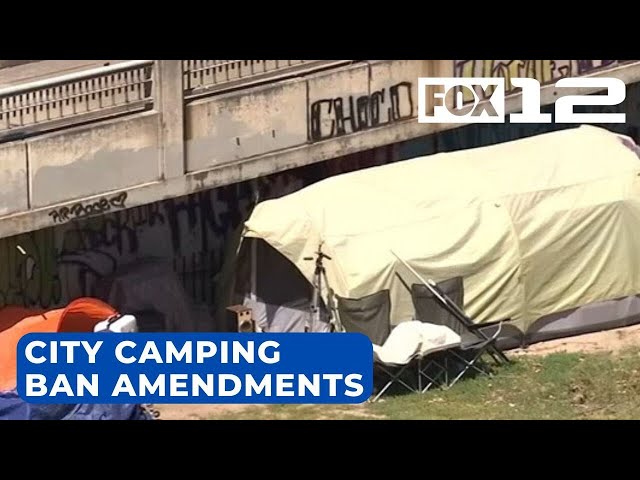 Portland mayor updates public camping ordinance hoping to meet legal scrutiny and be enforceable