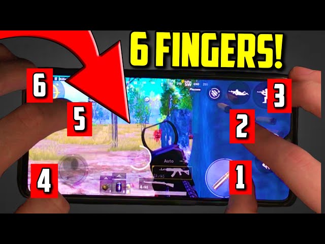 SIX FINGER claw handcam on PHONE! | PUBG Mobile