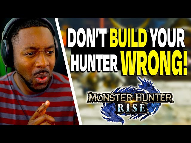 How To Build Your Hunter Correctly! Beginners Guide | Armor, Weapons & Skills Monster Hunter Rise