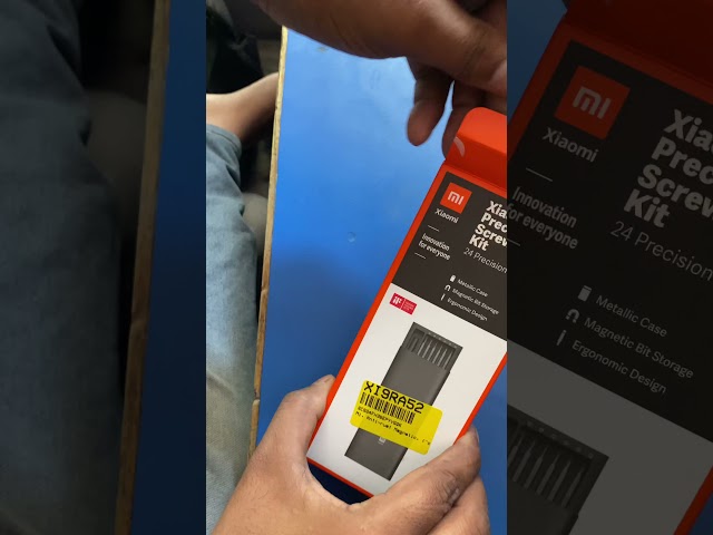 Xiaomi precision screwdriver kit unboxing video