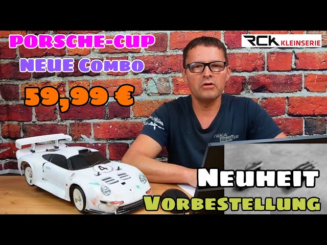 NEUHEIT - Vorbestellung Porsche Cup Brushless Combo mit Flat Six Turbo Motor - RCK-KleinSerie