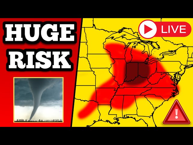 🔴 BREAKING Tornado Warning Coverage - Strong Tornadoes Possible - With Live Storm Chaser